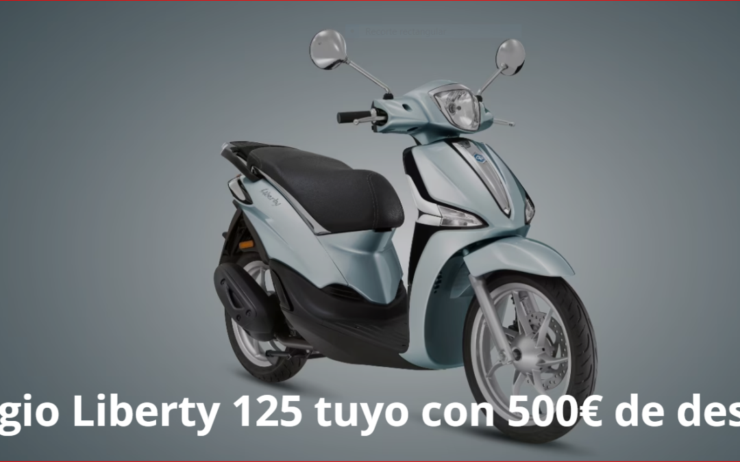 PIAGGIO LIBERTY 125 2.499 + MATRICULA HASTA 30  SEPTIEMBRE 2024