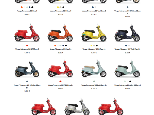 VESPA VERSIONES 50-125